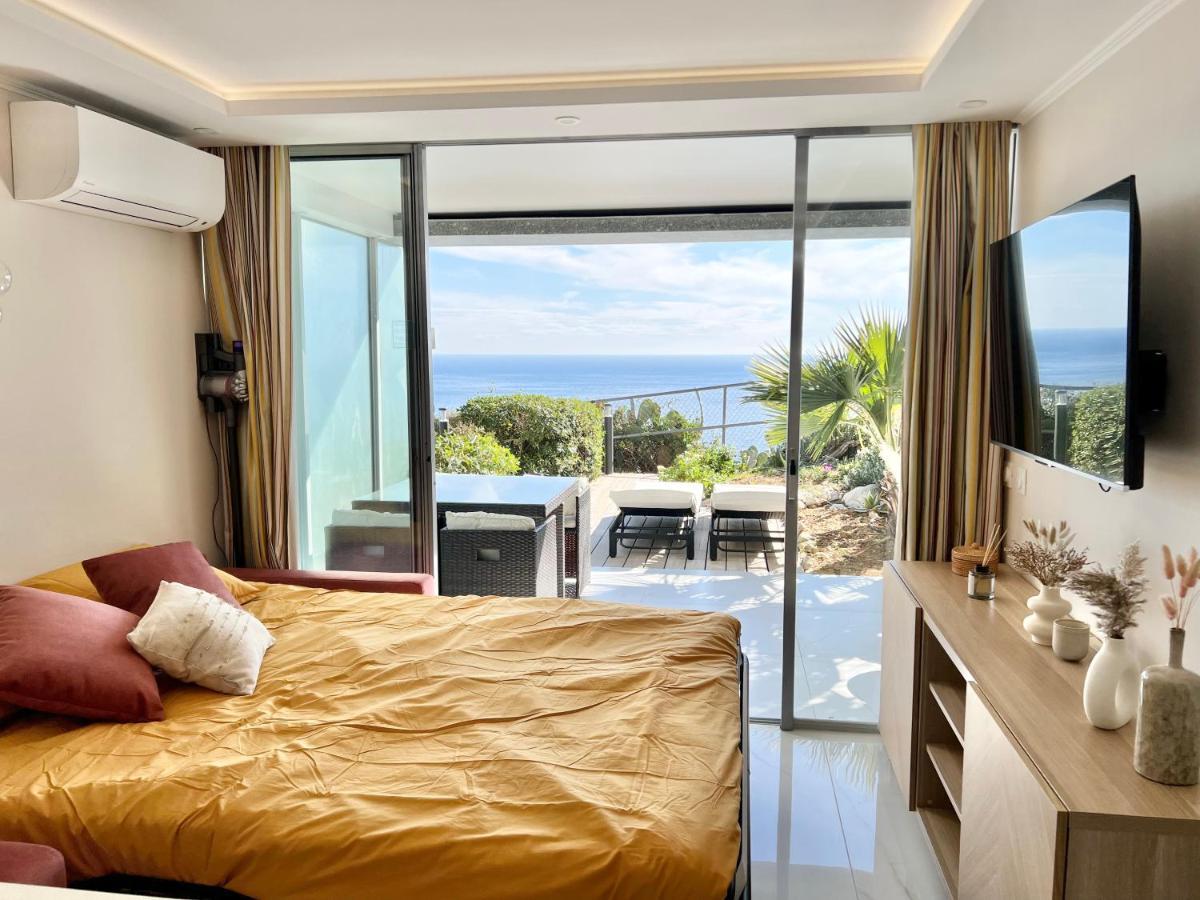 Luxueux Appartement - Vue Mer - Piscine - Free Parking - Monaco Кап-д'Ай Екстер'єр фото