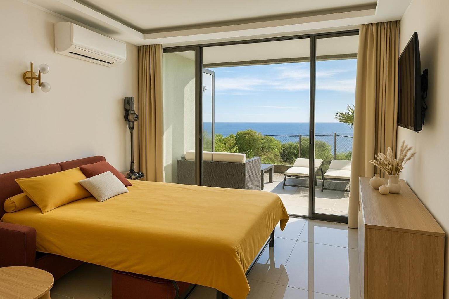 Luxueux Appartement - Vue Mer - Piscine - Free Parking - Monaco Кап-д'Ай Екстер'єр фото